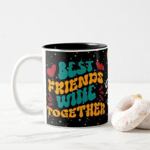 Café Em Dois Tons Caneca Melhores Amigos Para Sempre com Crianças de