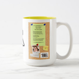 CAFÉ EM DOIS TONS CANECA MINUTO DE 5 FÉRIAS