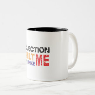 Café Em Dois Tons Caneca Motivacional de Duas Cores Built Not Broke