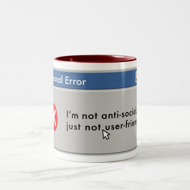 Café Em Dois Tons Caneca nao de fácil utilização (Centro)