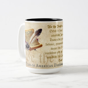 Café Em Dois Tons Caneca Nós, o Povo 250 Anos de Aniversário da Amér
