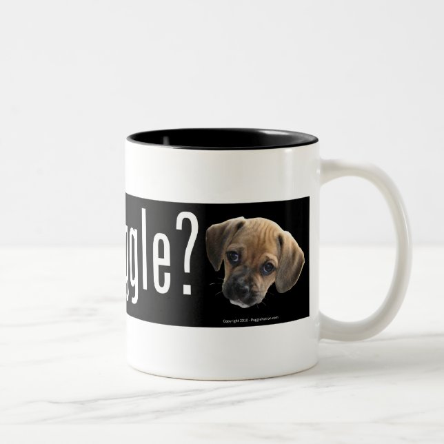 Café Em Dois Tons Caneca obtida de Puggle (Direita)