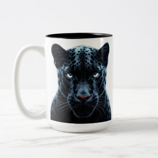 Café Em Dois Tons "Caneca Penther – Caneca de Cerâmica Ousada Inspir