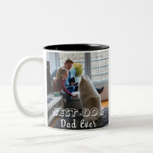 Café Em Dois Tons Caneca Personalizada com Foto do Melhor Pai de Cac