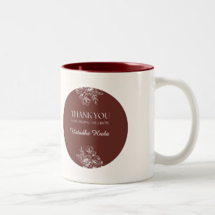 Café Em Dois Tons Caneca Personalizada de Agradecimento ao Professor