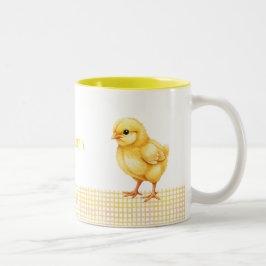 Café Em Dois Tons Caneca Personalizada de Animal de Fazenda – Design