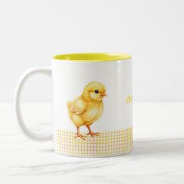 Café Em Dois Tons Caneca Personalizada de Animal de Fazenda – Design