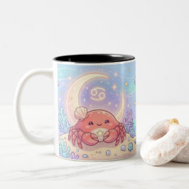 Café Em Dois Tons Caneca Personalizada de Câncer Fofa