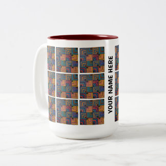 Café Em Dois Tons Caneca personalizada de duas cores | Jazzy Riff