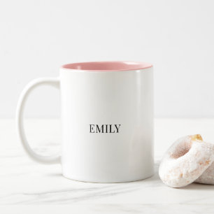 Café Em Dois Tons Caneca Personalizada de Duas Cores para Casal – No