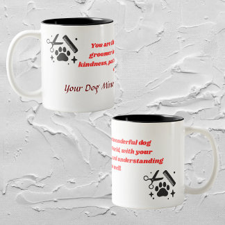 Café Em Dois Tons caneca personalizada de motivação para tosador de 