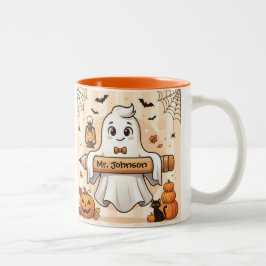 Café Em Dois Tons Caneca Personalizada de Professor Fantasma de Hall