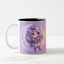 Café Em Dois Tons Caneca Personalizada de Sagitário Fofa