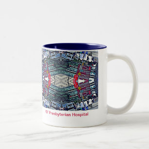 Café Em Dois Tons Caneca presbiteriano do hospital de NY