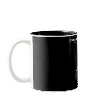 caneca preta & branca de 11 onças