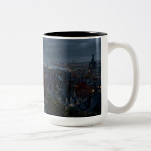 Café Em Dois Tons Caneca Preta de Varanda Gótica Soothing Savage