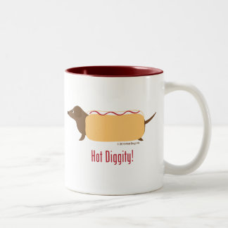 Café Em Dois Tons Caneca quente de Diggity