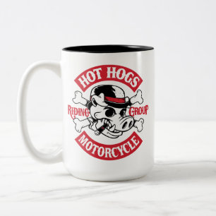 Café Em Dois Tons Caneca quente do clássico de Hogs™