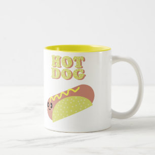 CAFÉ EM DOIS TONS CANECA QUENTE KAWAII DE CACHORRO-QUENTE