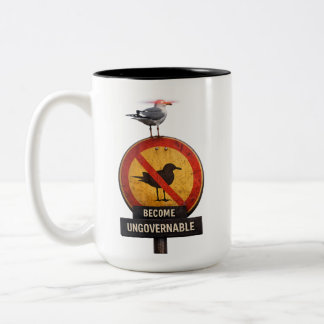 Café Em Dois Tons Caneca Rebelde 'Torne-se Ingovernável' – Caneca de