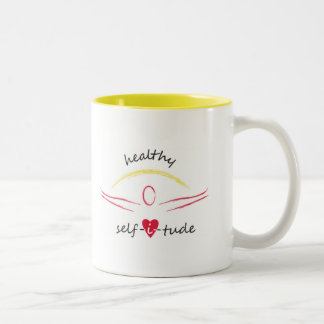 Café Em Dois Tons Caneca saudável de Selfitude