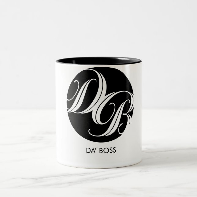 Café Em Dois Tons Caneca Snazzy do chefe de Da (Centro)