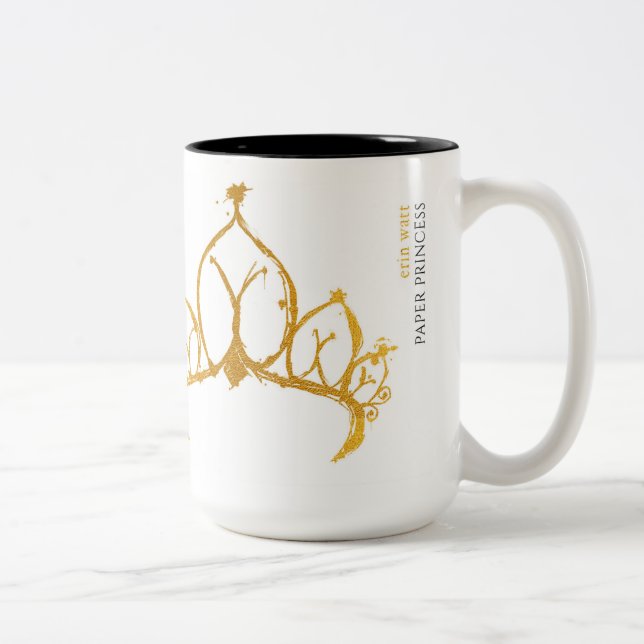 Café Em Dois Tons Caneca unilateral da princesa de papel (Direita)
