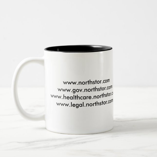 Café Em Dois Tons Caneca v2 de Northstor (Esquerda)