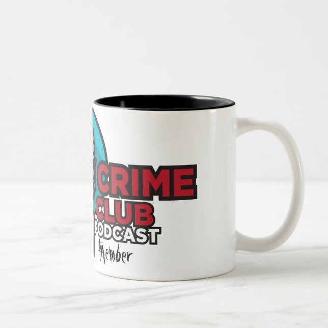 Café Em Dois Tons Caneca verdadeira oficial do membro de clube de (Direita)