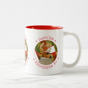 CAFÉ EM DOIS TONS CANECA VERMELHA DE DUAS CORES DE RENE DANÇARINO
