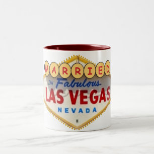 Café Em Dois Tons Casado na caneca fabulosa de Las Vegas