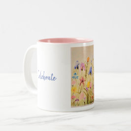 Café Em Dois Tons Celebrar caneca de bondade