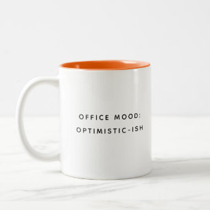 Café Em Dois Tons Citações engraçadas de colegas de trabalho Caneca