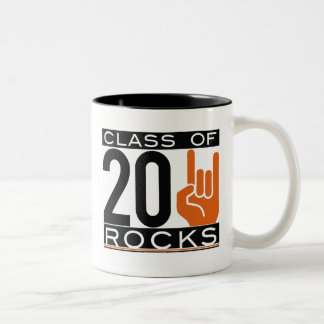 Café Em Dois Tons Classe de 2011 rochas - caneca