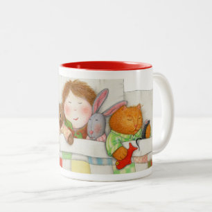 Café Em Dois Tons Cobertor Aconchegante Caneca Vermelha de Duas Core