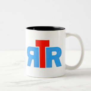 Café Em Dois Tons Compita a caneca de Rocket