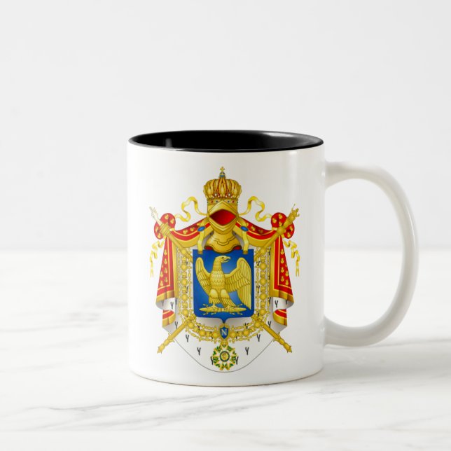 Café Em Dois Tons Costa da caneca de napoleon dos braços (Direita)
