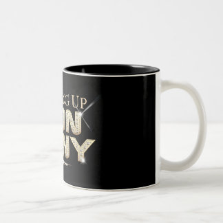 Café Em Dois Tons "Crescendo acima caneca de Don Tony"!
