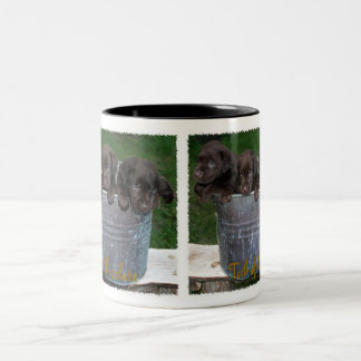 Café Em Dois Tons Cuba de caneca do chocolate