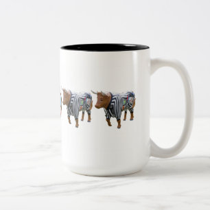 Café Em Dois Tons De "árbitro Olly Olly" caneca de 15 onças