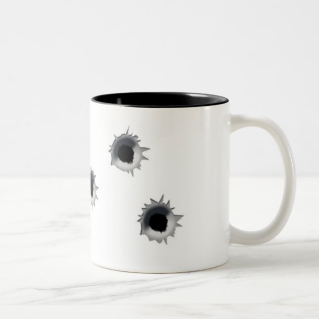 Café Em Dois Tons De "tiro caneca " (Direita)