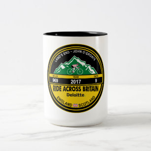 Café Em Dois Tons Deloitte MONTA ATRAVÉS da CANECA de GRÂ BRETANHA