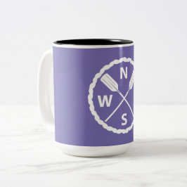 Café Em Dois Tons Design Paddle Explorer - Caneca de Duas Cores