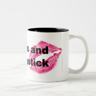 Café Em Dois Tons Deus, armas e caneca de Sarah Palin do batom