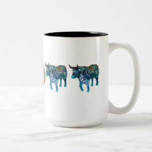 Café Em Dois Tons "Dexter Philip Oxford, III "Oxie"" caneca de 15