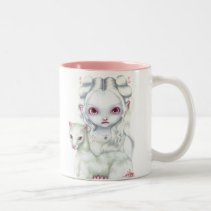 Café Em Dois Tons "Dois" de uma caneca amável