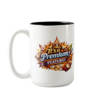 É uma Caneca de Funcionalidade Premium