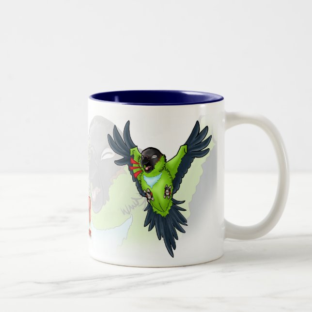Café Em Dois Tons "Esta é caneca de Nanday da sua CHAMADA de (Direita)