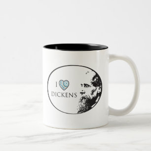 Café Em Dois Tons Eu amo a caneca de Dickens