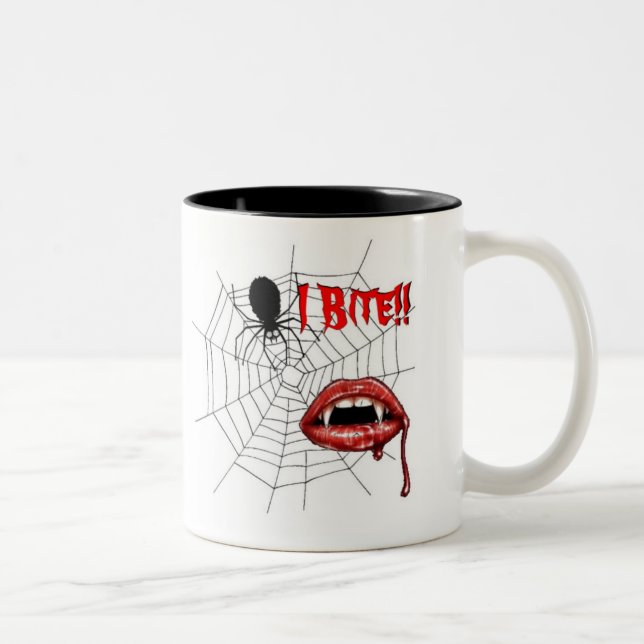 Café Em Dois Tons Eu mordo a caneca de café!! (Direita)